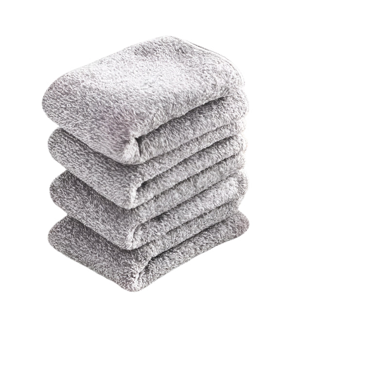 Gray Bamboo Charcoal Super Absorbent Microfiber Dishcloths for Kitchen Cleaning 1/100PCS Set