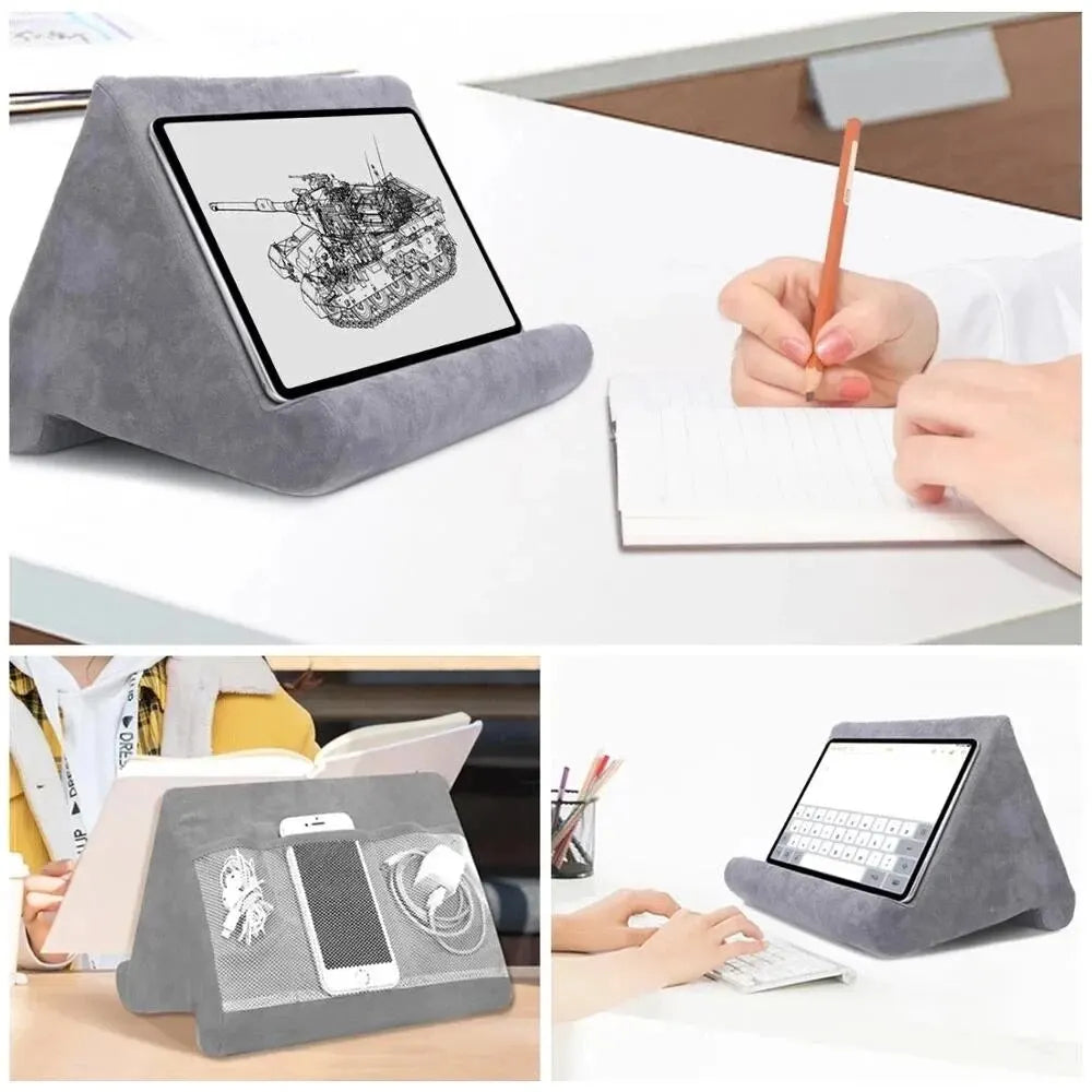 Xnyocn Tablet Stand Multifunction Sponge Pillow for iPad Samsung Huawei