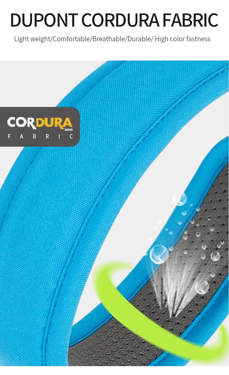 Personalized Adjustable Nylon Reflective Dog Collar with AirTag Holder for Small Medium and Large Dogs