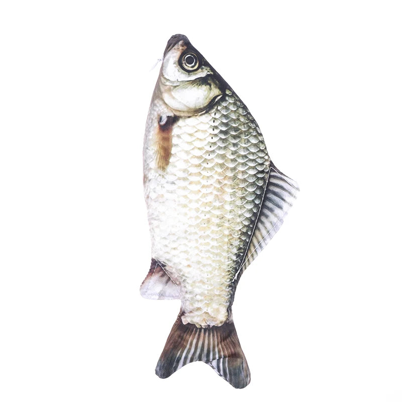1pc Crucian Carp Pen Bag Realistic Fish Makeup Pouch Case