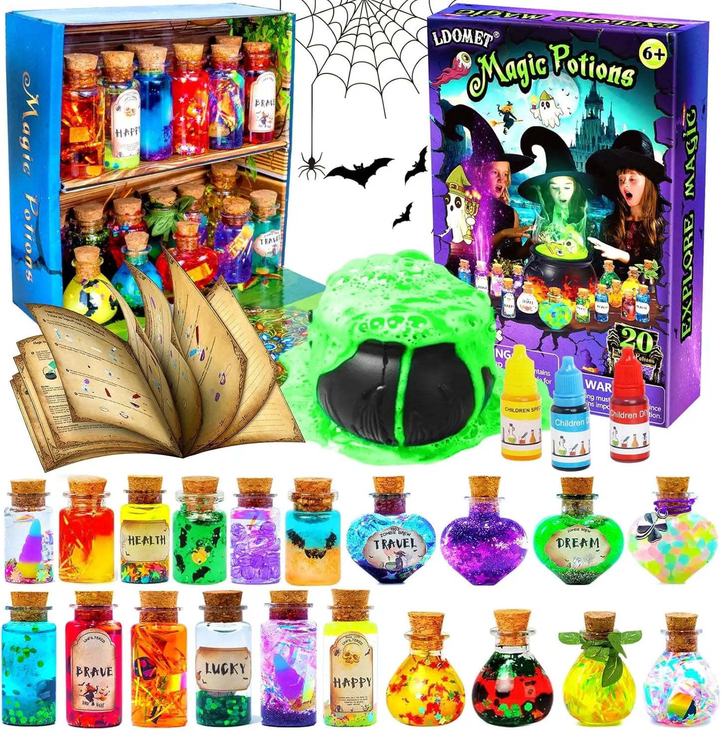 DIY Fairy Magical Potions Kit for Kids - Color Changing and Freezing Potions Art Craft Science Experiment Set