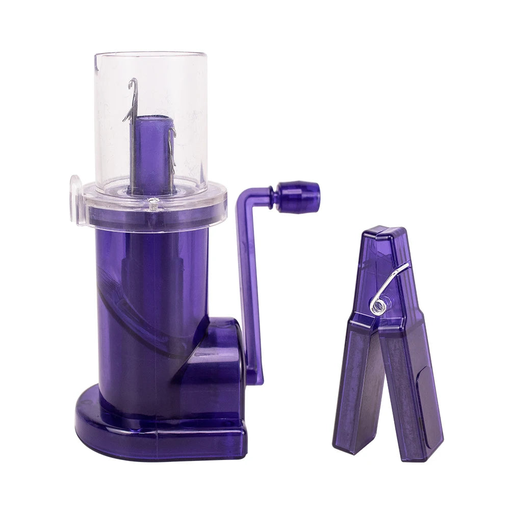 Portable Hand Knitting Machine with Crank for DIY Sweaters and Scarves Crafting Kit