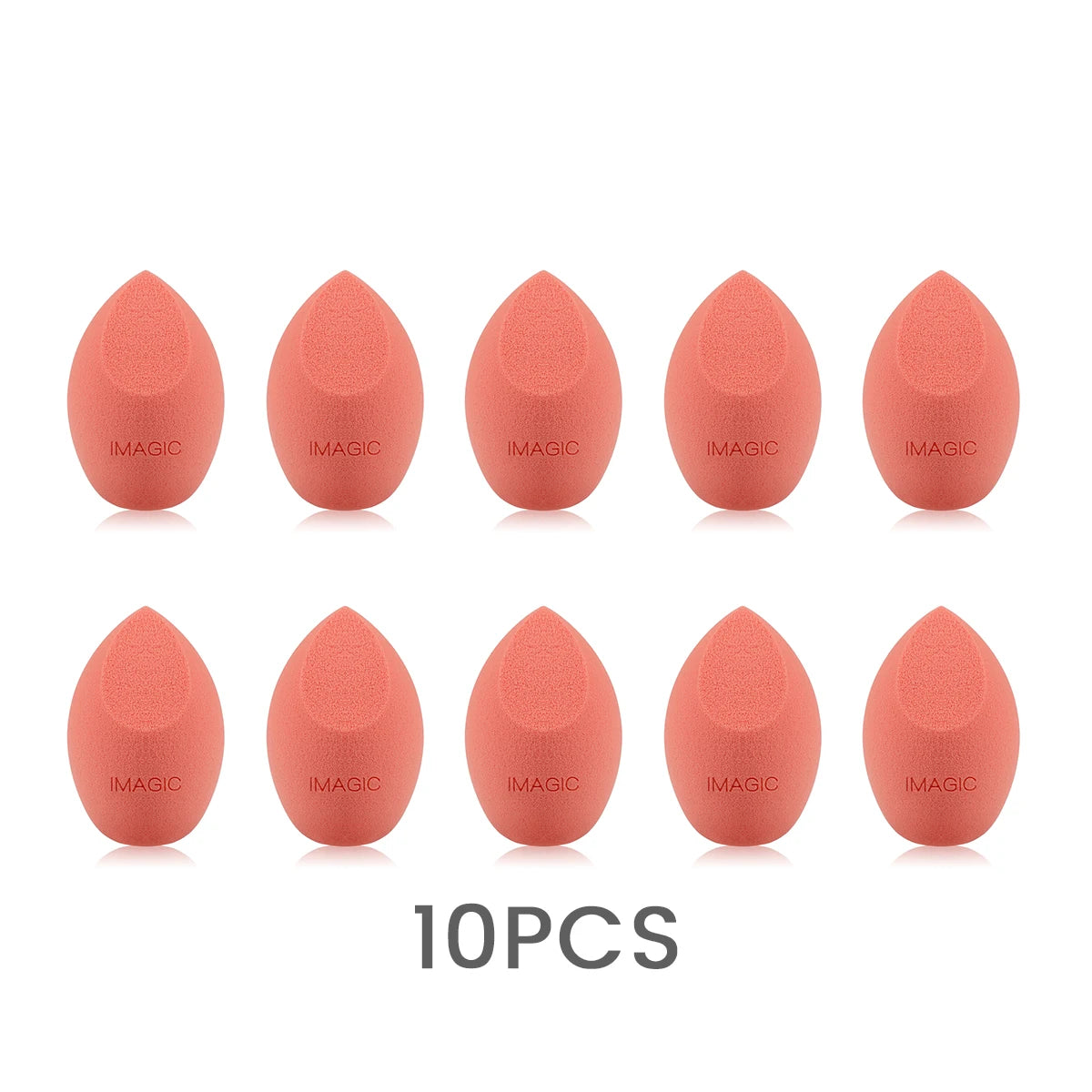 IMAGIC Professional Makeup Sponge Set 10 Pcs Ultra-Soft Wet and Dry Beauty Blender Puff for Flawless Application