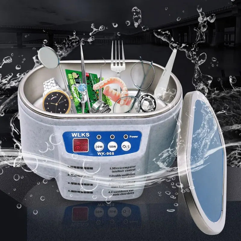 30/50W Digital Ultrasonic Cleaner Bath for Jewelry Glasses Circuit Boards