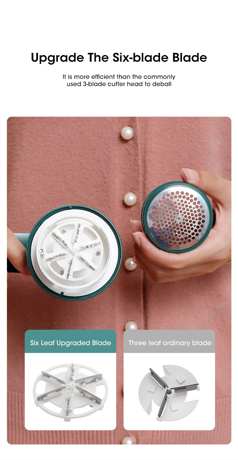 Electric Lint Remover For Clothes Fuzz Fabric Hair Ball Trimmer Portable USB Charging