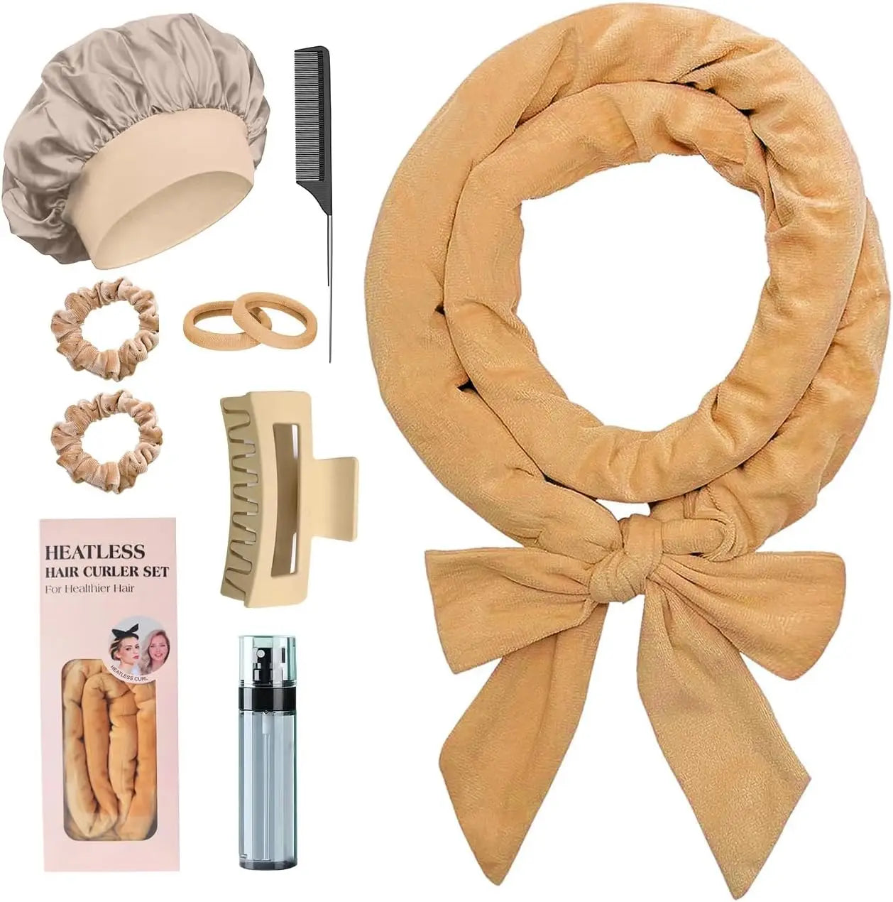 Heatless Curls No Heat Curlers Overnight Headband for Women