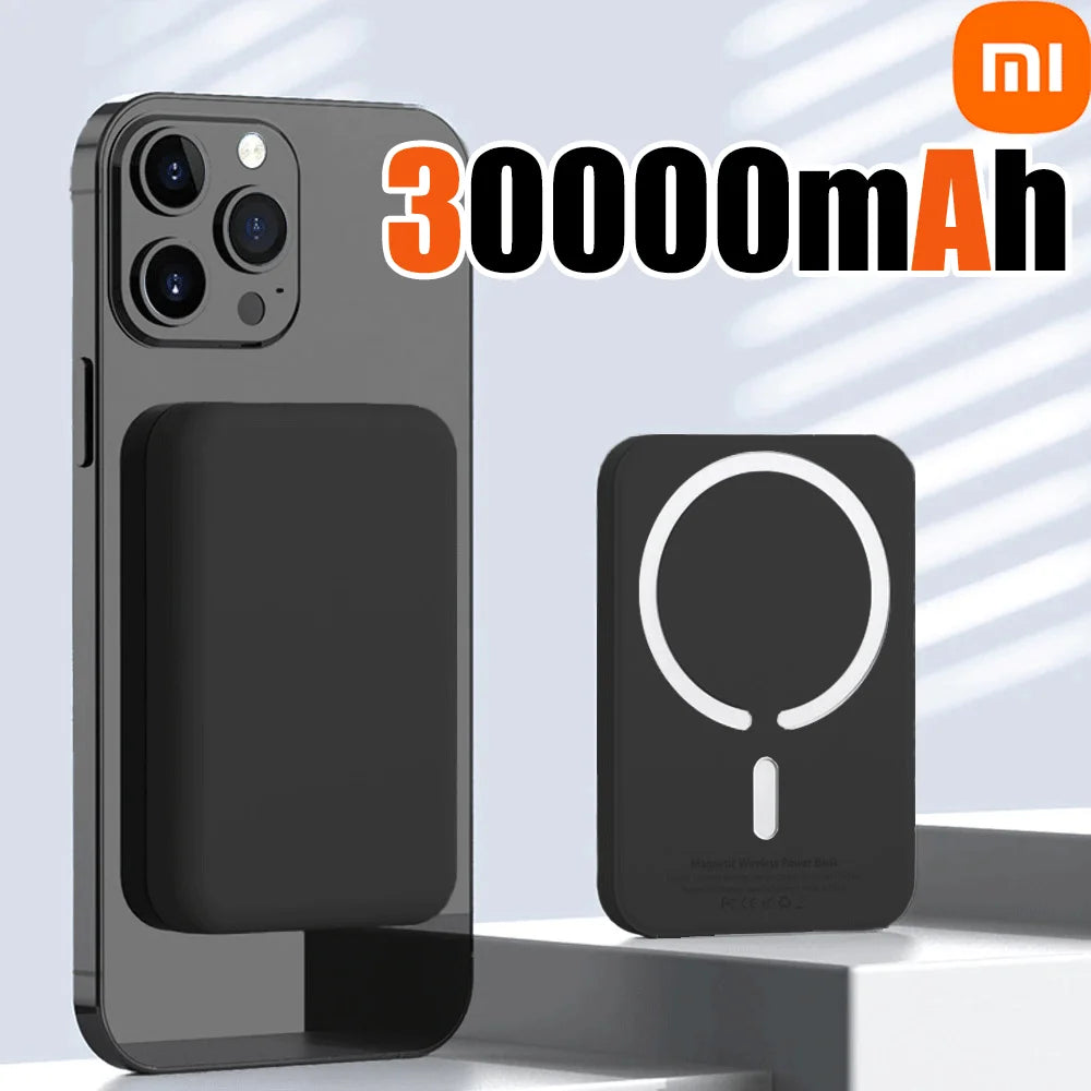 Xiaomi 500000mAh Magnetic Power Bank 25W Wireless Fast Charger Portable Large Capacity for Magsafe Powerbank for iPhone Samsung