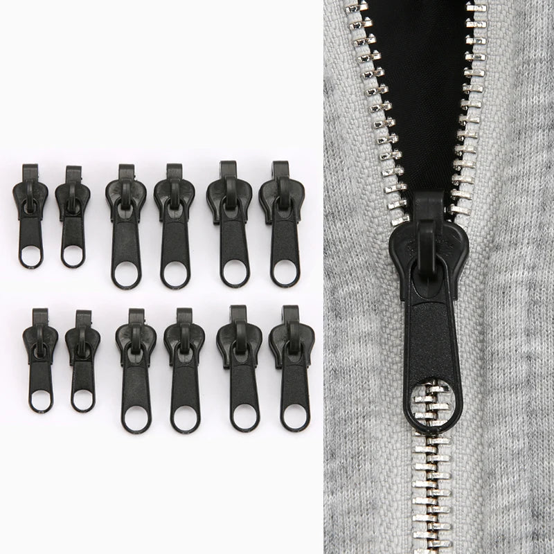 Universal Zipper Repair Kit Instant Fix Zipper Replacement 24/18/12/6Pcs