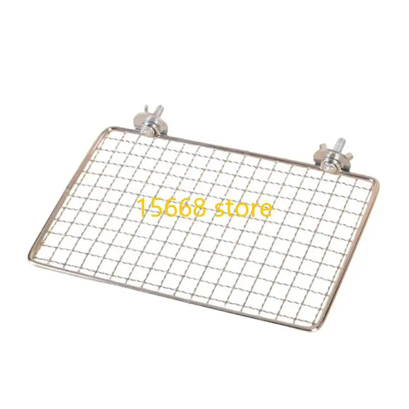 C6UE Stainless Steel Parrots Resting Platform Perch Stand for Small to Large Birds