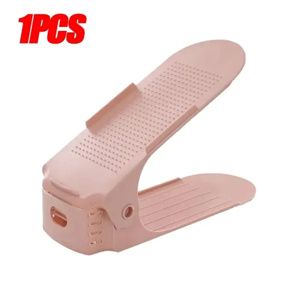 1Pcs Adjustable Shoe Rack Organizer Double-Layer Space Saver