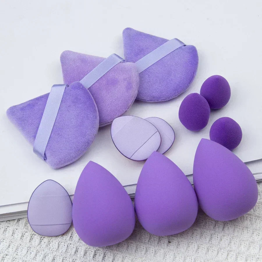 12Pcs Makeup Sponge Blender Beauty Egg Set for Flawless Application