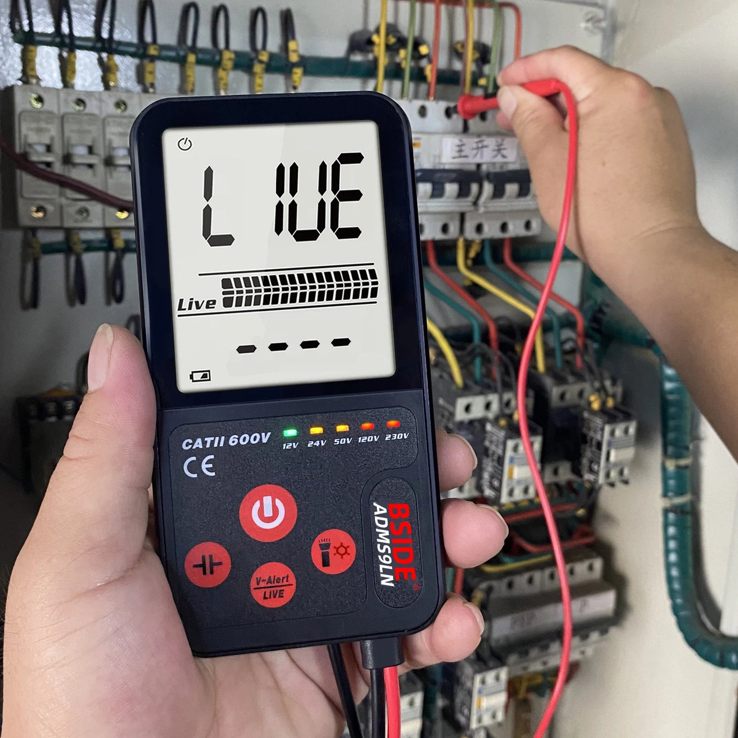 BSIDE Portable Digital Multimeter with AC DC Voltage Detection