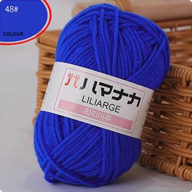 DIY Baby Milk Soft Cotton Knitting Yarn for Sweaters