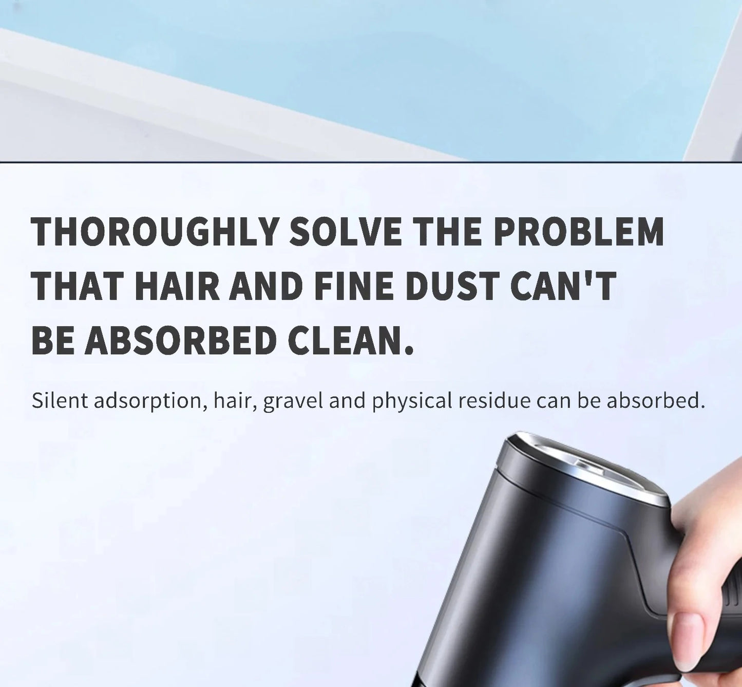 CENRR 98000PA Car Vacuum Cleaner Portable Wireless Strong Suction