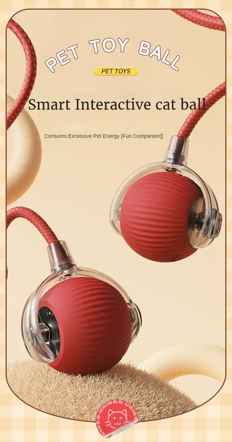 Cat Toys Interactive Ball Electronic Automatic Rolling Magic Ball