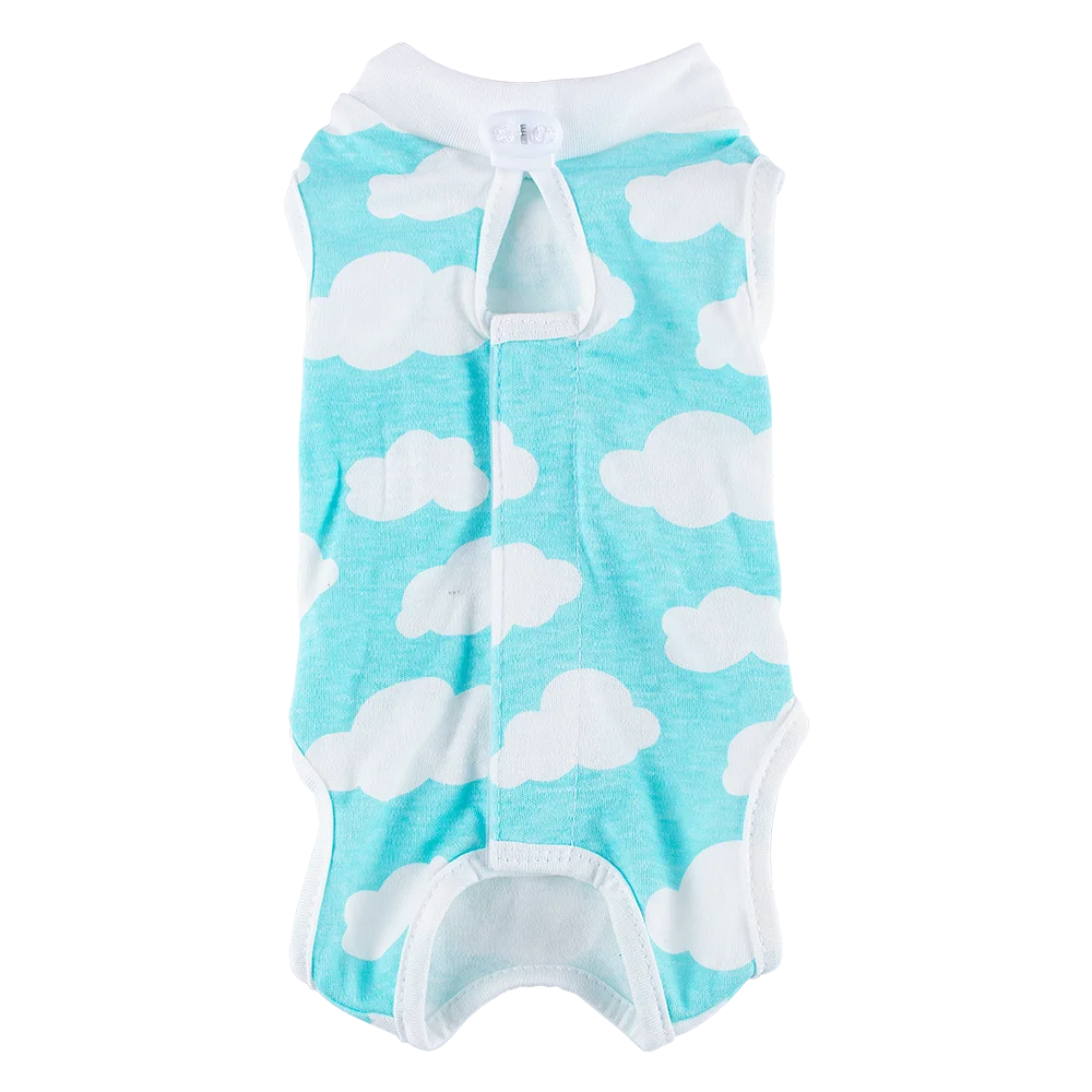 Animal Print Cat Anti-lick Sterilization Suit Pure Cotton Pet Vest Clothes for Puppy Cat Weaning Suit Surgery Recovery Clothing