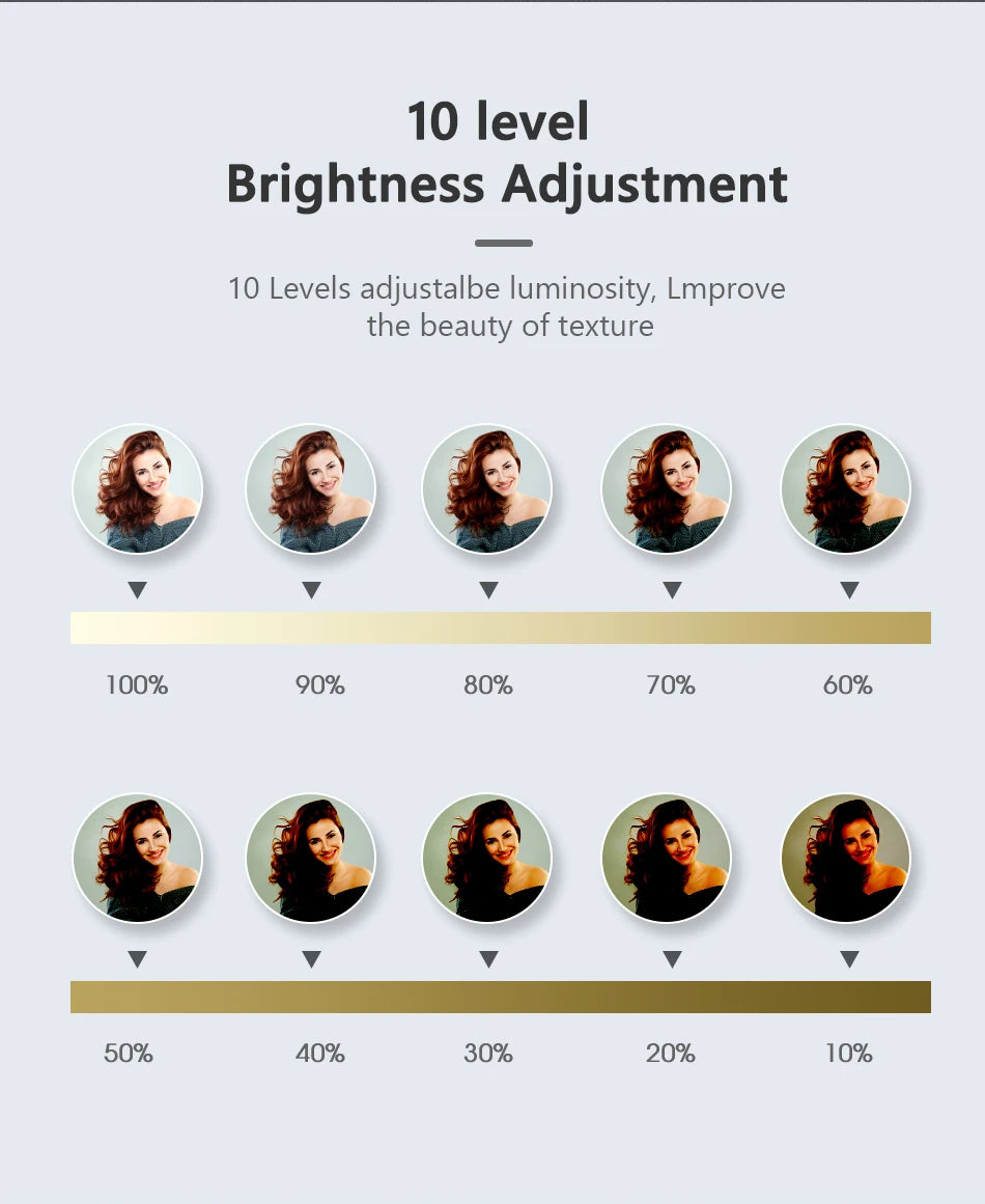 10inch Selfie Ring Light with Tripod for Video Recording