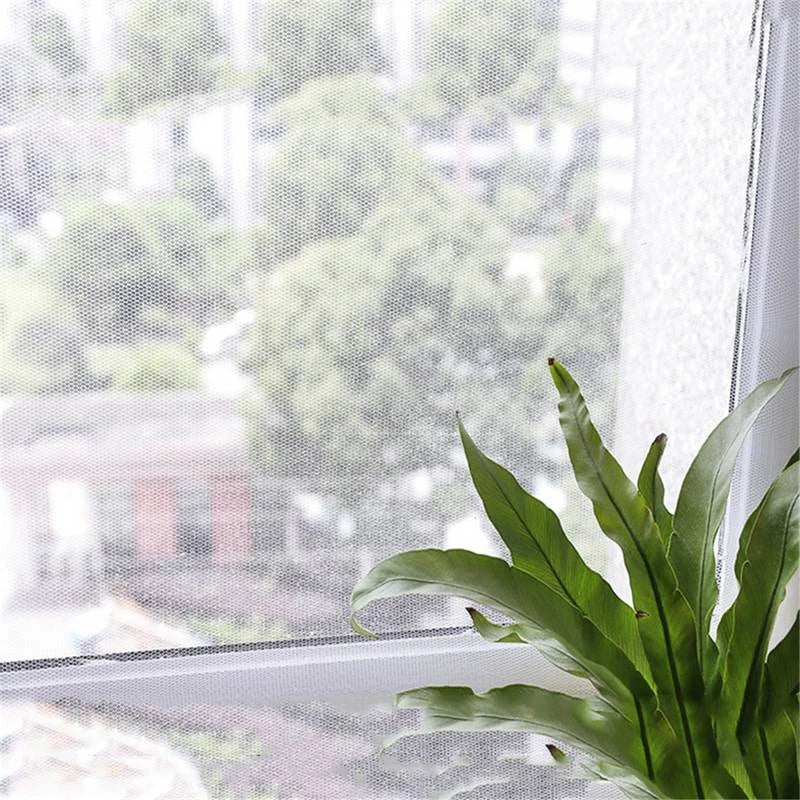 Mosquitera autoadhesiva antimosquitos para el hogar EW, mosquitera invisible para ventanas, mosquitera cifrada para bricolaje, velcro gratis