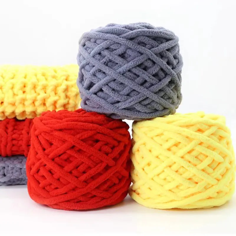 QJH Chunky Blanket Knitting Yarn for Cozy Throws and Pillows