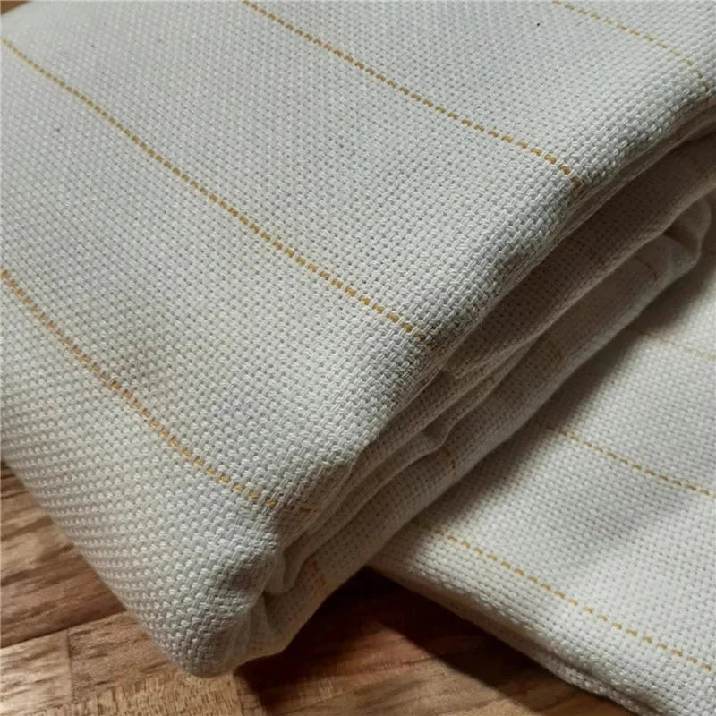 Monk Cloth Tufting Fabric with Marked Lines for DIY Garment and Carpet Making High-Quality 100 Percent Cotton Needlework Tool
