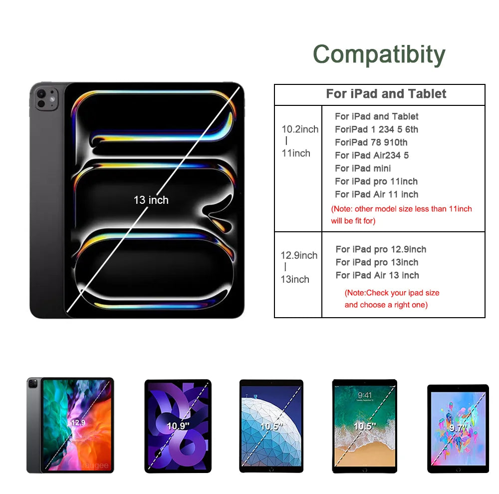 Funda para tableta para iPad Pro 12 9 11 13 pulgadas Funda para iPad 10.ª 9.ª 8.ª 7.ª generación Air 5 4 3 2021 2022 Funda impermeable para tableta