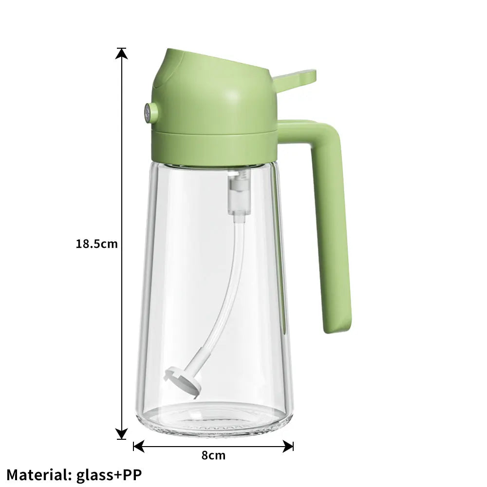 2in1 470ml Plastic Spray Oil Sprayer Bottle for BBQ Kitchen Tool