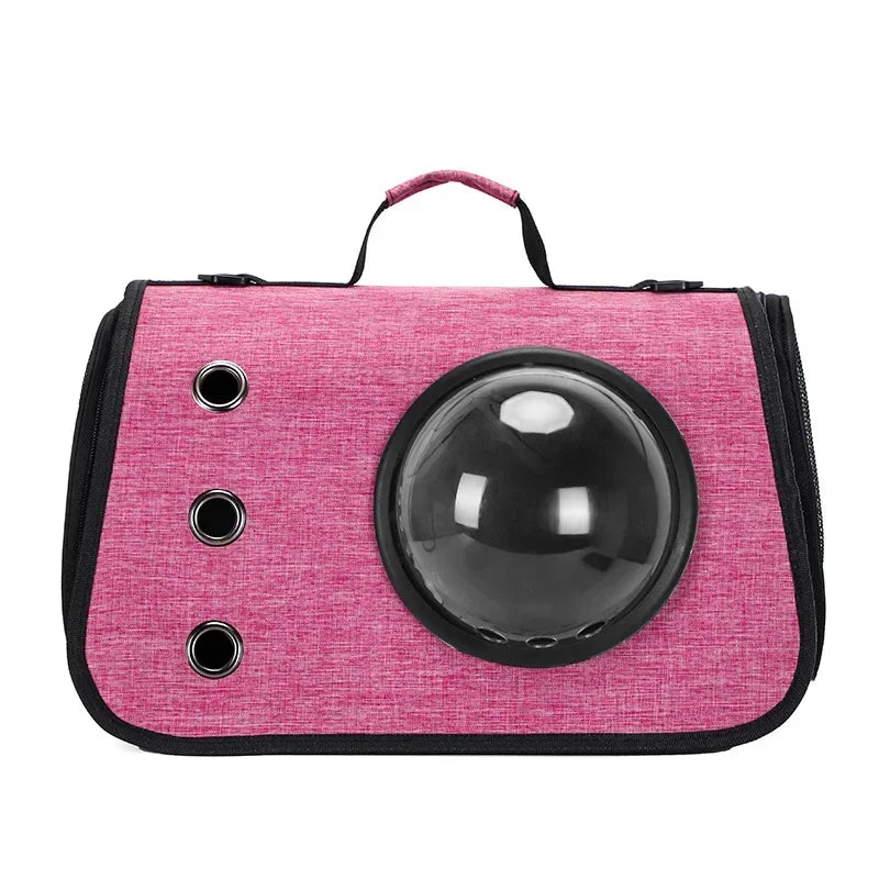 Cat Bags Large Capacity Space Pet Bag Portable Foldable Crossbody Bag Lightweight Outdoor Handbag Pet Supplies Cat Dog Supplies