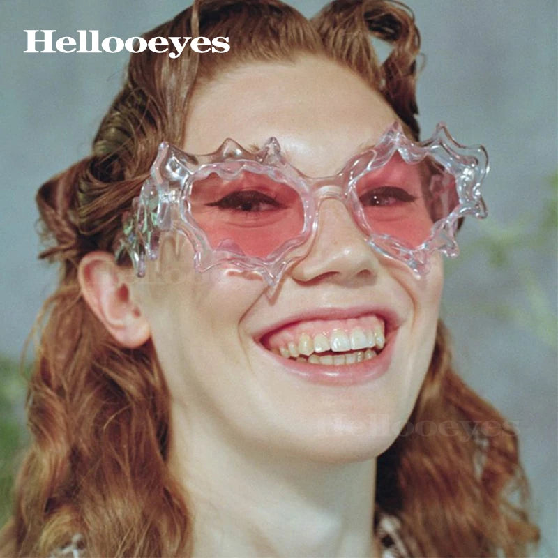 New Y2K Punk Cat Eye Sunglasses for Men and Women Retro Fashion