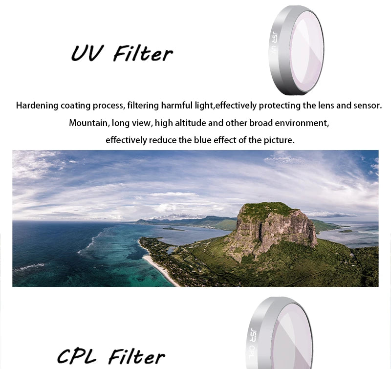 DJI Mavic2 Filter MAVIC ZOOM UVND Dimming Polarizer Accessories