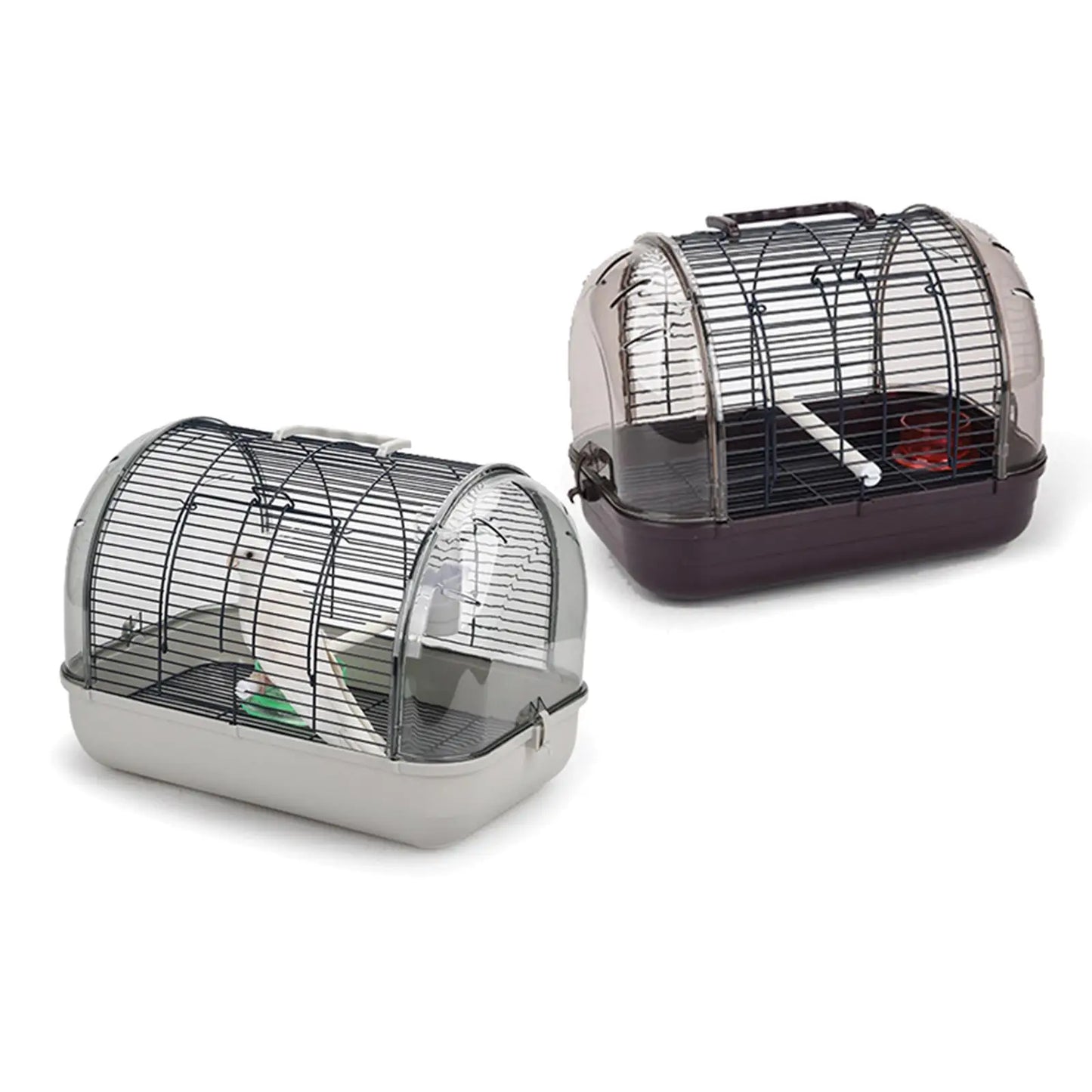 Villa Bird Cage and Handle Small with Stand Stick Lightweight Bird Carrier for Parakeets Parrot Small Birds Parrots Cockatiels