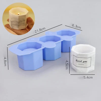 Square Silicone Flowerpot Mold for DIY Concrete Planters