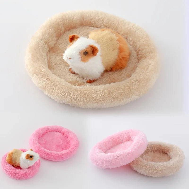 Hamster Nest Soft Small Pet Litter Mat for Hedgehog Squirrel Mice Rats Guinea Pig Cute Cushion House Hamster Nest Pet Product
