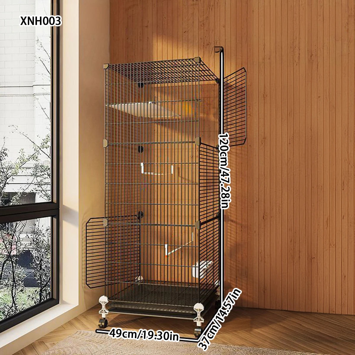 New Bird Cage Parrot Cage Myna Thrush Ecological Large Luxury House Black Phoenix Pearl Bird Special Breeding Box