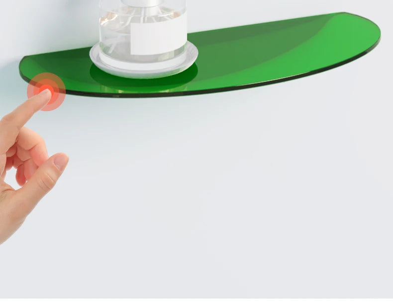 Colorful Acrylic Floating Shelf Invisible Storage Rack for Bathroom Kitchen Living Room