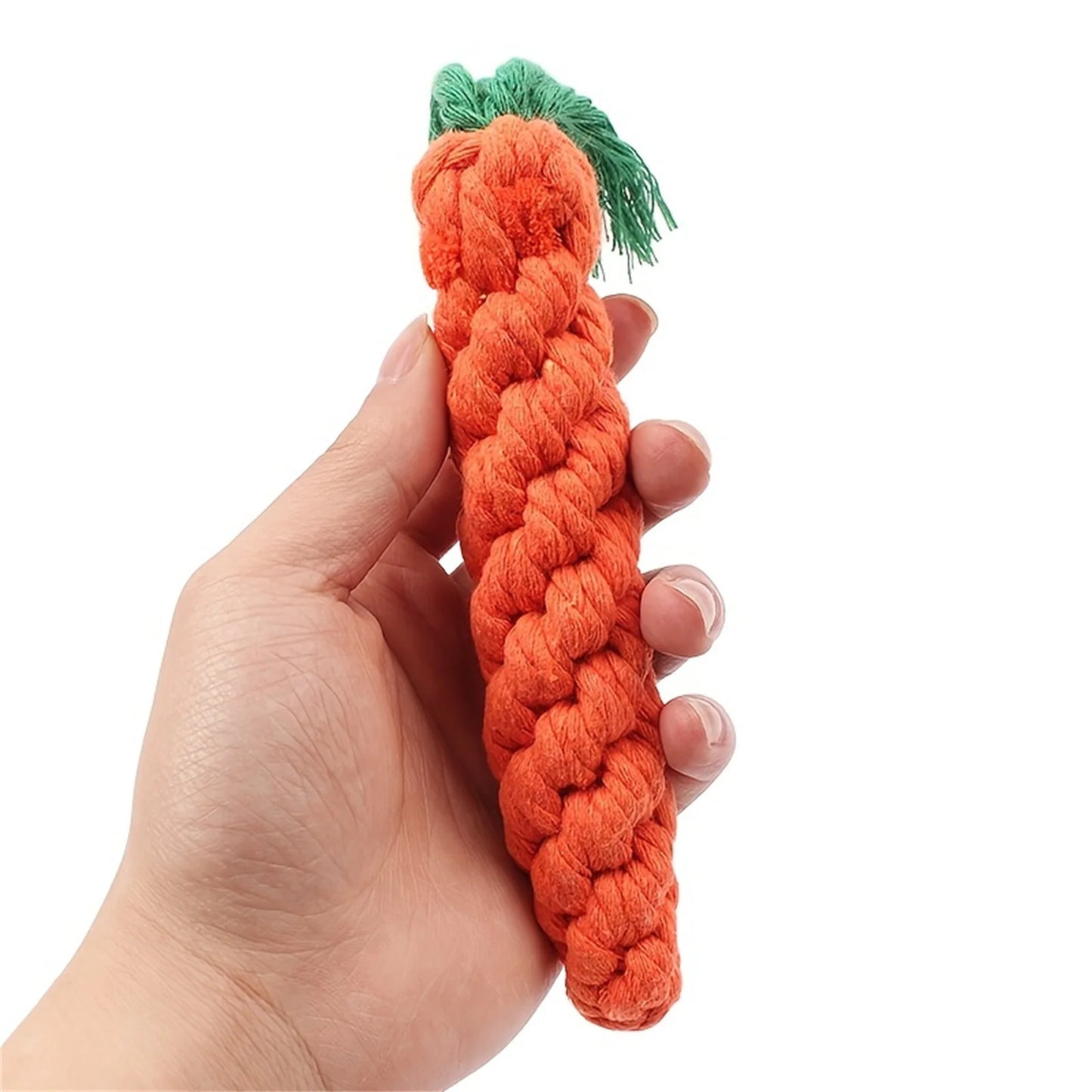 Chew Toys for Small Dogs Cleaning Teeth Dog Toys Bite Resistant Pet Dog Puppy Carrot Cotton Rope Pet Playing Toy Accessories