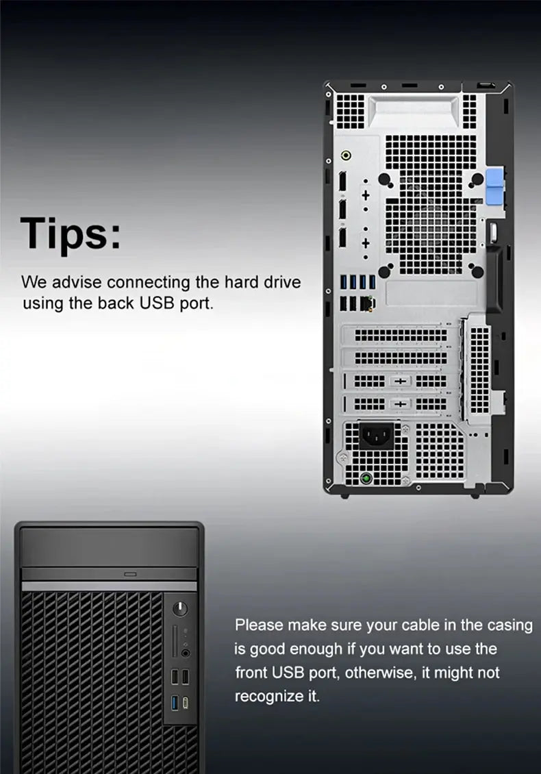 USB3.1 M.2 SSD Enclosure Mobile Case For NVME Type-C Metal