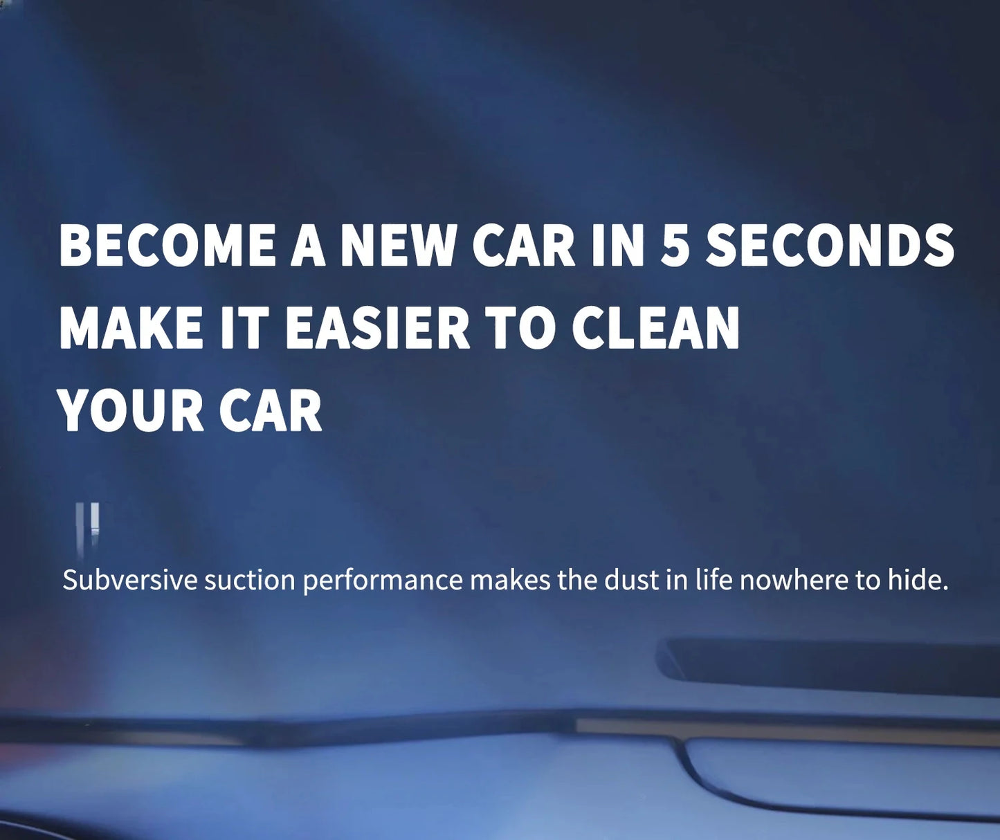 CENRR 98000PA Car Vacuum Cleaner Portable Wireless Strong Suction