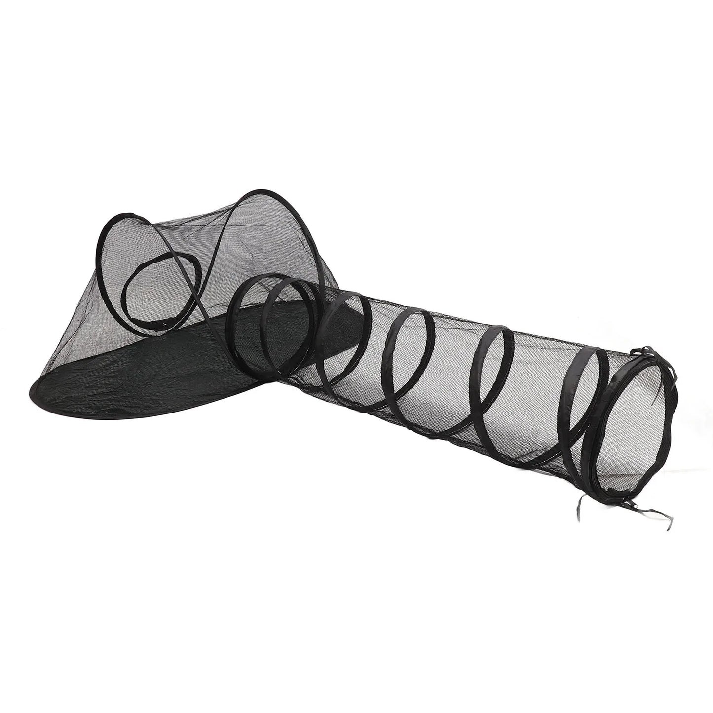 Outdoor Pet Tent with Tunnel Oxford Mesh Cloth Breathable Collapsible Large Space Portable Pet Outdoor Play Tent for Dogs Cats