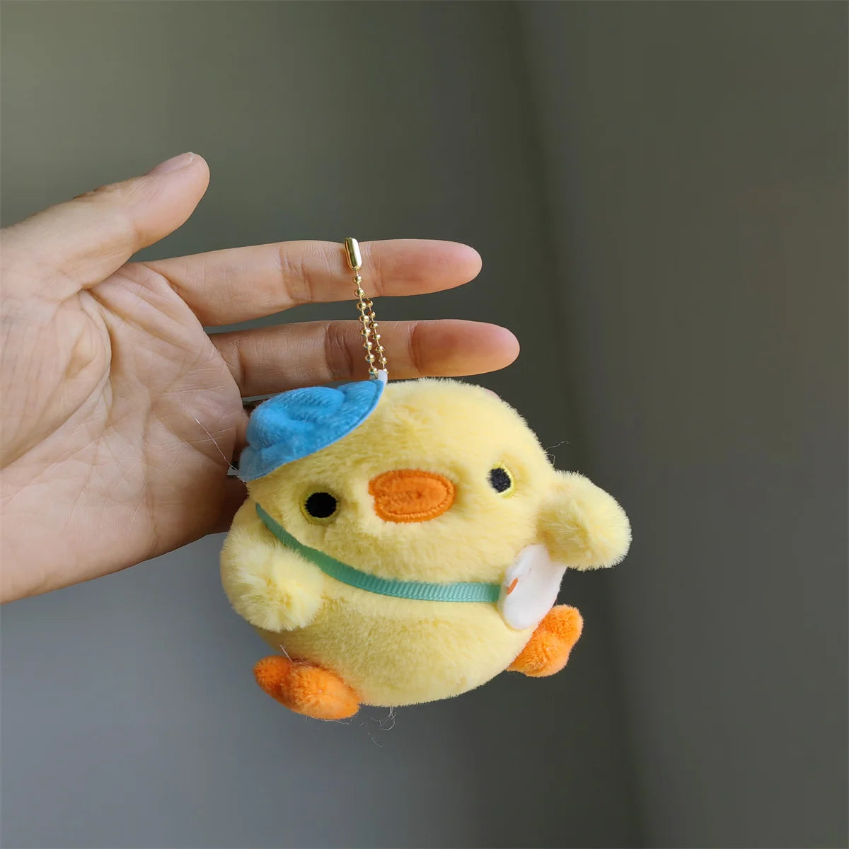 Strawberry Hat Capybara Plush Toy Keychain and Backpack Pendant