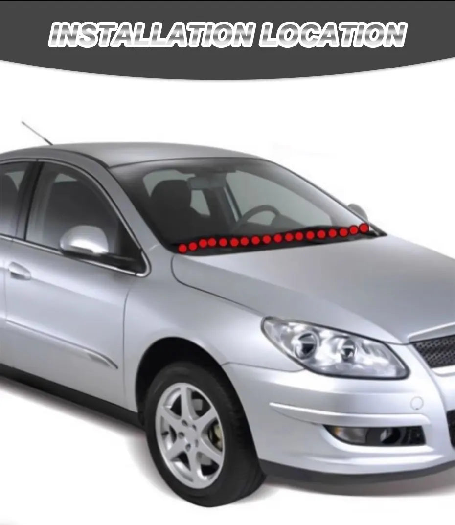 SEAMETAL Front Windshield Car Sealing Strip 2m Waterproof Edge Protector