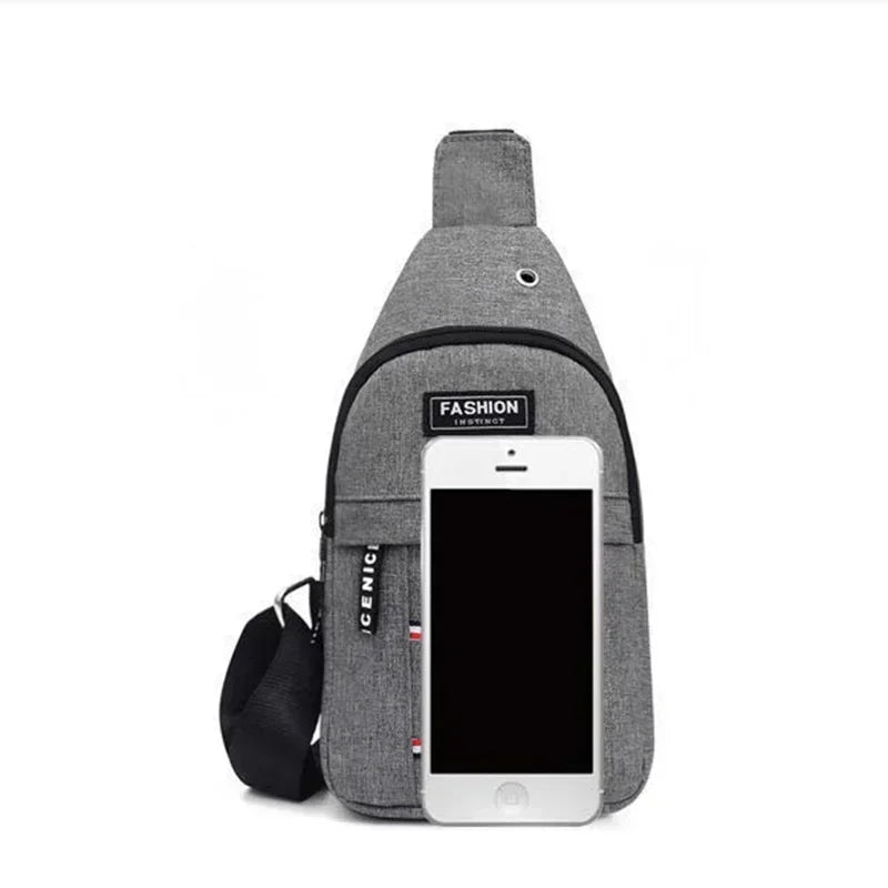 Men's Waterproof Large Capacity Fanny Pack With Adjustable Strap For Outdoor Activities