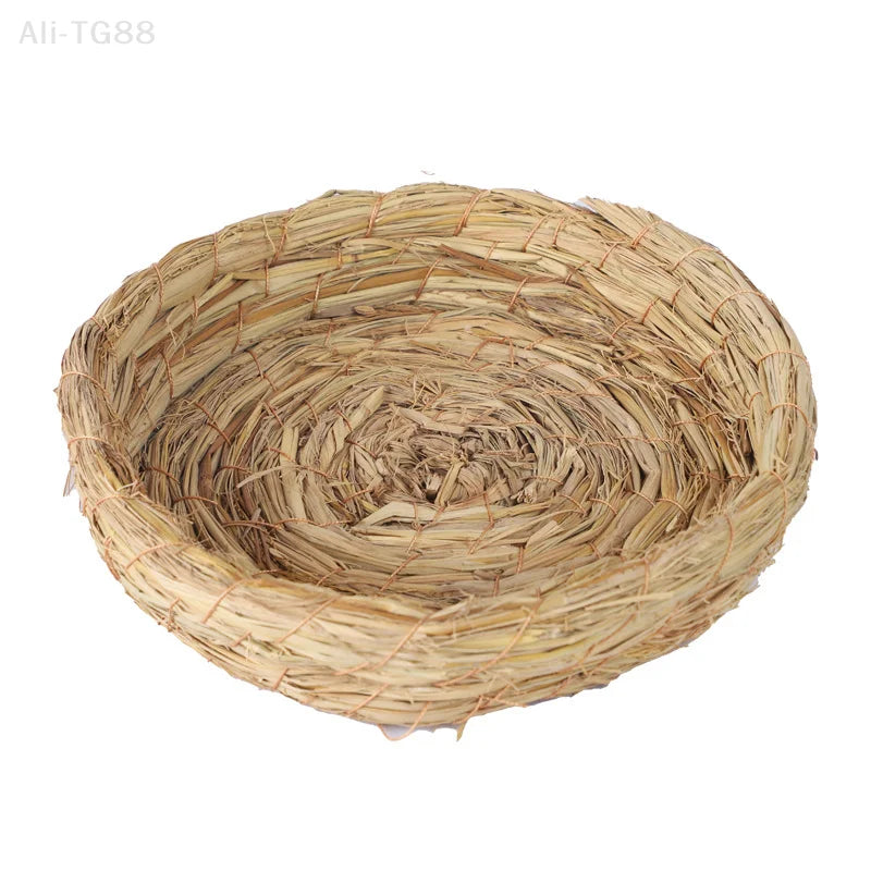 Egg Laying Rutin Chicken Nest Woven by Hand, Parrot Peony Nest, Tiger Skin Style, Excellent in Warmth Conservation