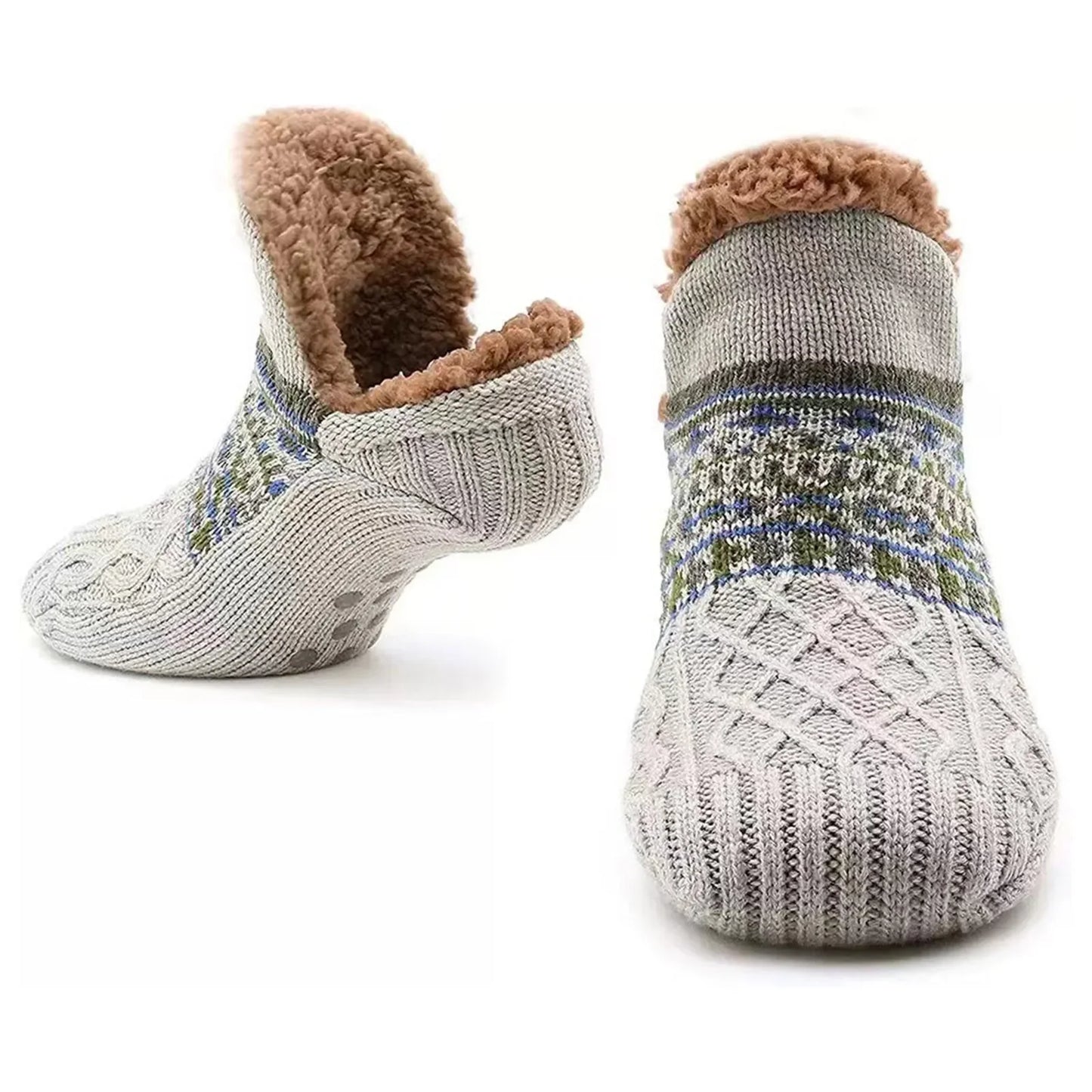 Ecoparty Fall and Winter Non-slip Warm Floor Socks for Home