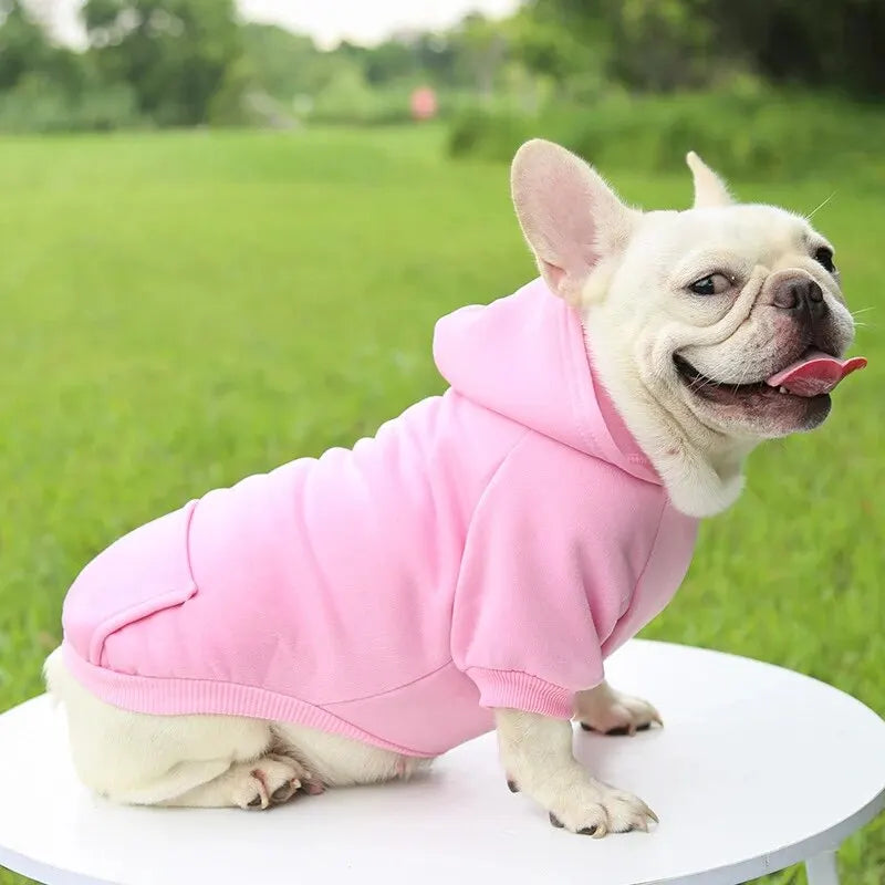 Fashion Dog Clothing Autumn Winter Thick Warm Hoodie Sweater