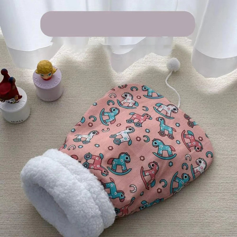 Cat Sleeping Bag Soft Cuddly Thickened Warm Cat Nest Pet Pocket Type Quilt Bed Kitten Puppy Soft Comfortable Nest Pet Supplies