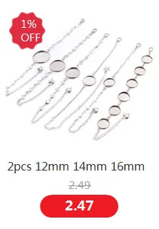 New High Quality 2pcs 12mm Cameo Bangle Bracelet Set