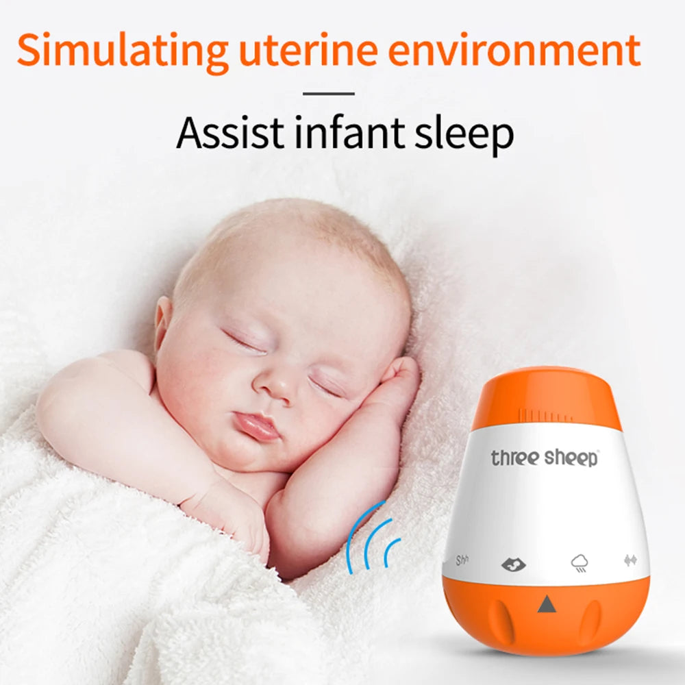 Smart Baby White Noise Machine with Voice Activation for Soothing Sleep