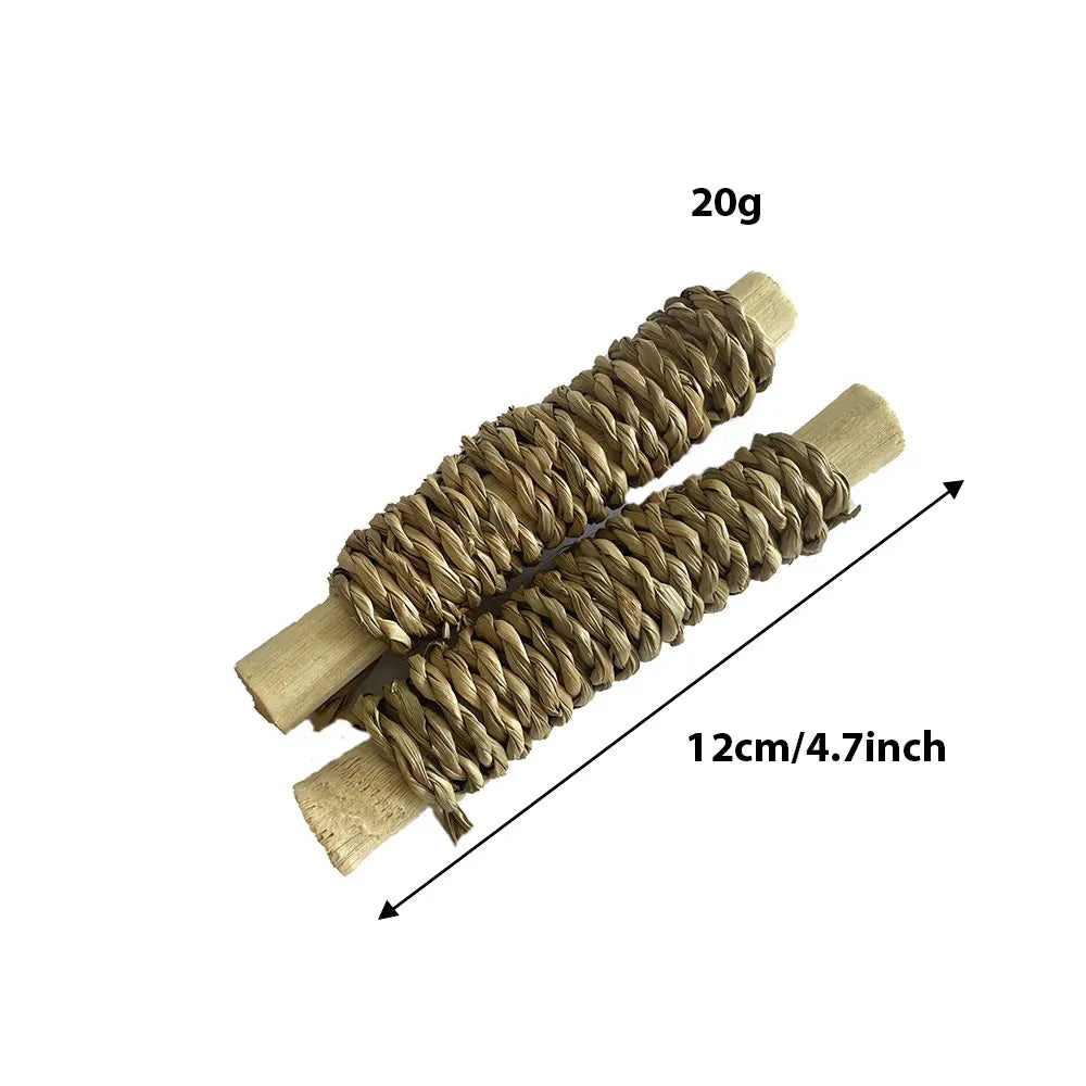 Small Animal Chew Toys For Ribbit Bunny Hamster Guinea Chinchillas Tooth Cleaning Molar Grinding Toys Pet Supplies