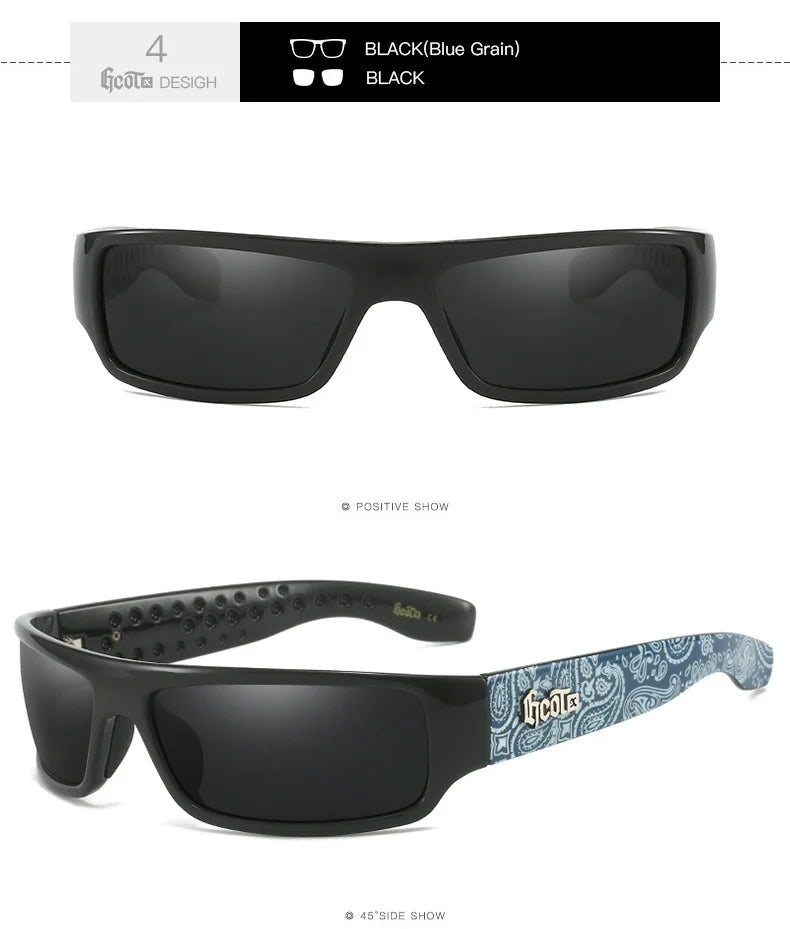 GCOTX Trendy Brand Polarized Sunglasses Hip Hop Style 2024