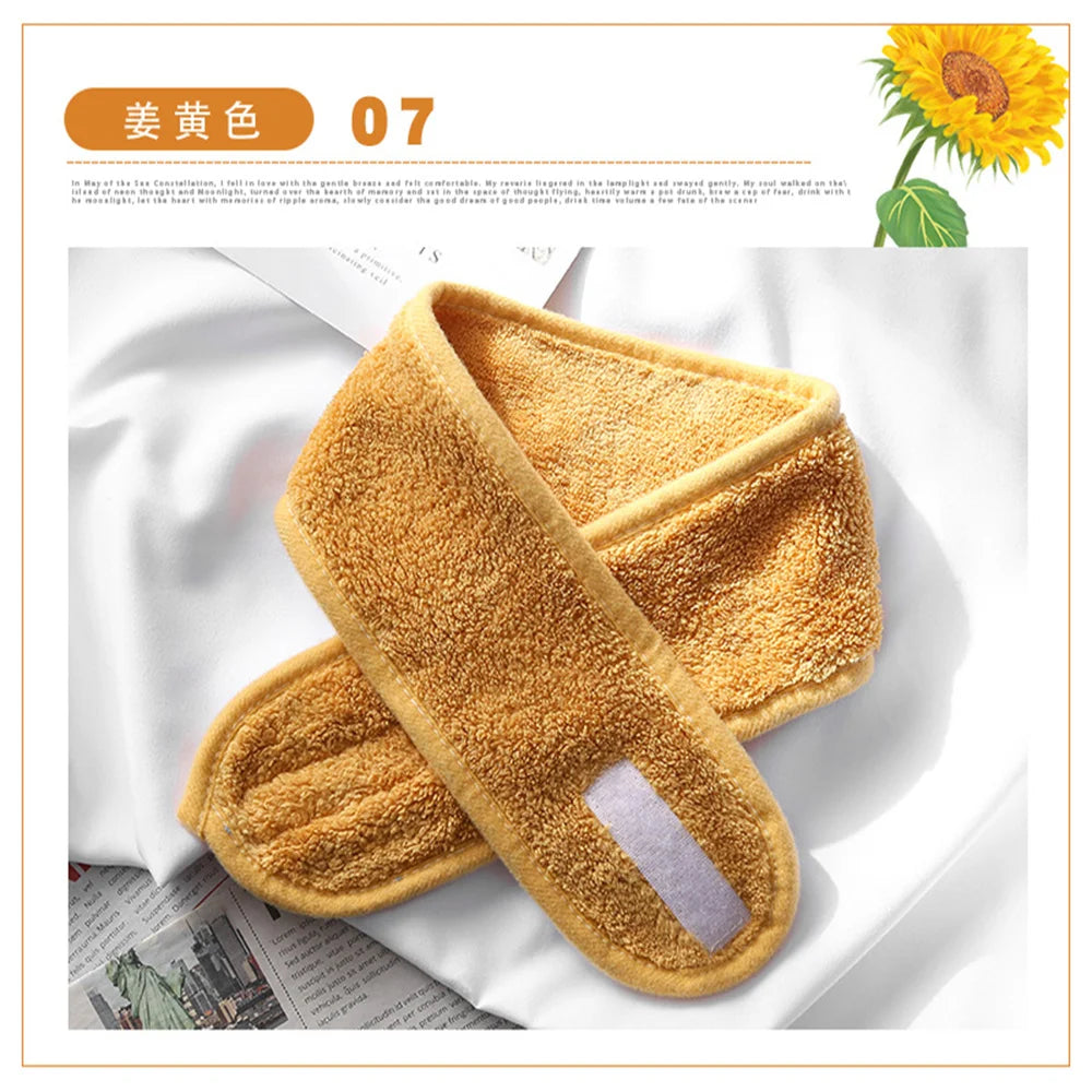 Adjustable Wide Hairband For Yoga Spa Bath Makeup Women